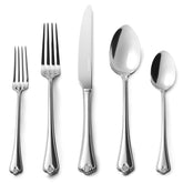 KINGSTONE Silverware Set, 20-piece 18/10 Stainless Steel Flatware Set Cutlery Set for 4, for Kitchen, Home, Wedding, Party, Mirror Polished and Dishwasher Safe, Featured Gifts
