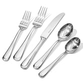 KINGSTONE Silverware Set, Premium Stainless Steel Flatware Set, Heavy Duty and Modern Design Cutlery Set, Mirror Polished, Dishwasher Safe