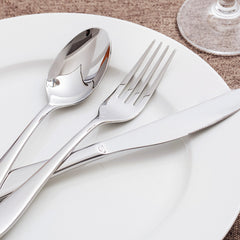 KINGSTONE Silverware Set,18/10 Premium Stainless Steel Flatware Set, for Home, Restaurant, Wedding and Party Use, Mirror-Polished Cutlery Set, Dishwasher Safe