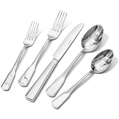 KINGSTONE Flatware Set, 18/10 Stainless Steel Silverware Set, Dishwasher Safe