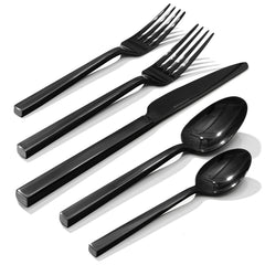 KINGSTONE Silverware Set, Flatware Cutlery Set Premium Stainless Steel, for Kitchen, Home, Wedding, Party, Mirror Polished and Dishwasher Safe