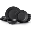 Matte 12 Piece Dnnerware Set, Service for 4