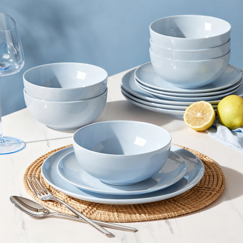 Celestia Quiet Luxury Bone China 24 Piece Dinnerware Set, Service for 8