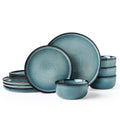 Color Clash 12 Piece Dinnerware Set, Service for 4 - WK11408-LB12
