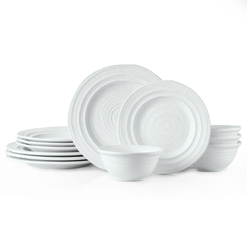 Handmade 12 Piece Dinnerware Set, Service for 4 - WK11601-12P