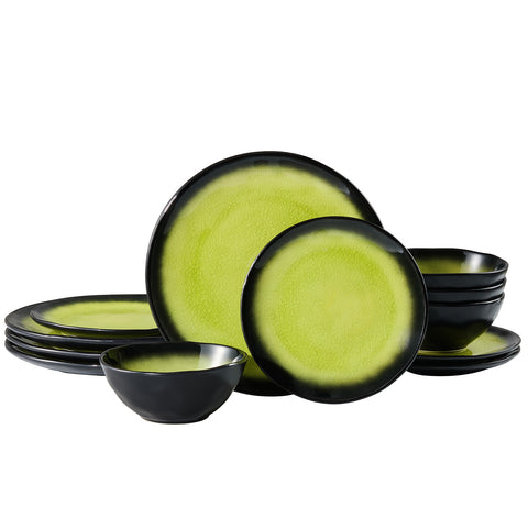 Gradient 12 Piece Dinnerware Set, Service for 4 - WK11406-GR12T