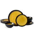 Gradient 12 Piece Dinnerware Set, Service for 4 - WK11406-YL12T