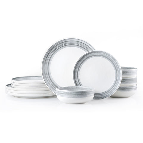 Hand-Painted 12 Piece Dinnerware Set, Service for 4