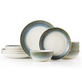 Artisan 12 Piece Dinnerware Set, Service for 4 - WK11409-BU12