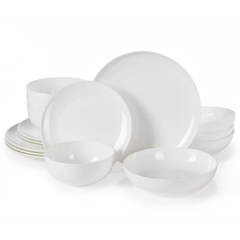 Quiet Luxury 16 Piece Dinnerware Set, Service for 4 - KS1110-16W-bowl