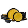 Gradient 18 Piece Dinnerware Set, Service for 6 - WK11406-YL18T