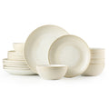 Artisan 18 Piece Dinnerware Set, Service for 6 - WK11409-WH18
