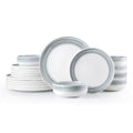 Hand-Painted 18 Piece Dinnerware Set, Service for 6