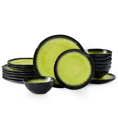 Gradient 18 Piece Dinnerware Set, Service for 6 - WK11406-GR18T
