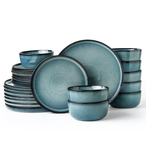 Aquaria 24 Piece Dinnerware Set, Service for 8 - WK11408-RE24