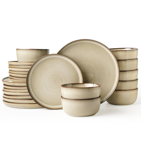 Aquaria 24 Piece Dinnerware Set, Service for 8 - WK11408-RE24