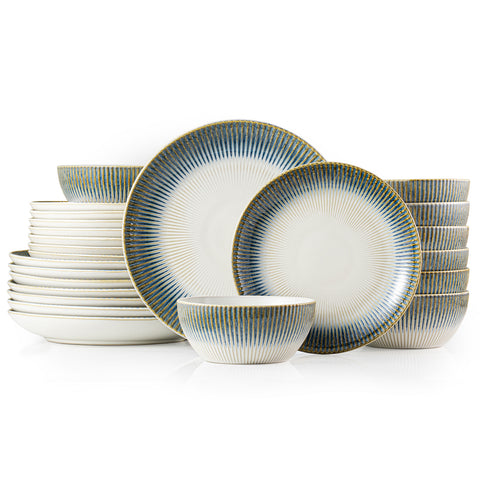 Artisan 24 Piece Dinnerware Set, Service for 8