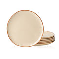 Rustic Set Of 6 Plates