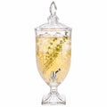 Barocco 1.3 Gallon Vintage Pressed Glass Beverage Dispenser - WM-KS014-1P