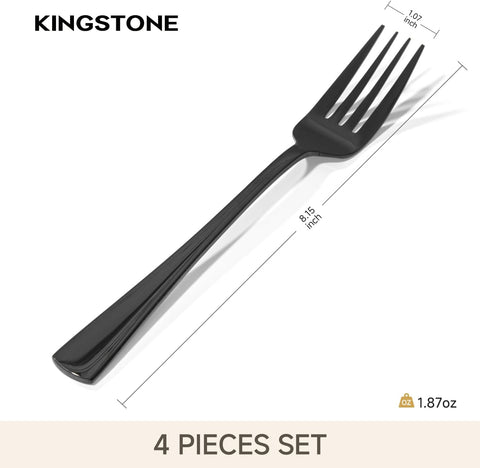Linea Set Of 4 Dinner Forks - KS6611-Fork-BL4P