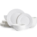 Facet 24 Piece Dinnerware Set, Service for 8 - WK11302-24p