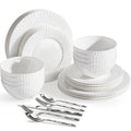 Facet 64 Piece Dinnerware Set, Service for 8 - WK11302-24p+40p