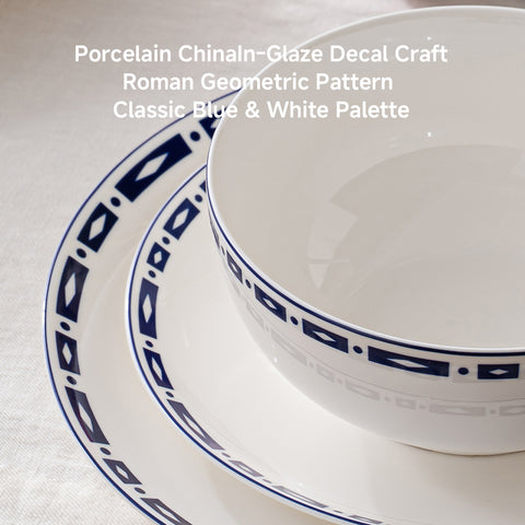 Greca 12 Piece Dinnerware Set, Service for 4 - WK11506-12T