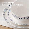 Fiorella 12 Piece Dinnerware Set, Service for 4 - WK11508-12T