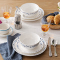 Fiorella 12 Piece Dinnerware Set, Service for 4 - WK11508-12T
