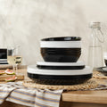 Vetro 12 Piece Dinnerware Set, Service for 4 - WK11701-WH12