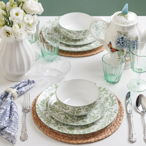Country 24 Piece Dinnerware Set, Service for 6