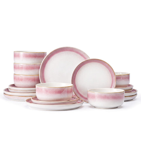 Zenith 18 Piece Dinnerware Sets, Service for 6 - WK11405-PI18