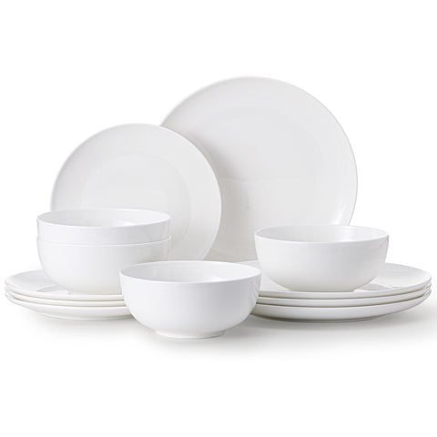 Celestia 12 Piece Dinnerware Set, Service for 4 - KS1110-12W