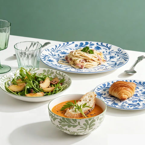 Country 16 Piece Dinnerware Set, Service for 4