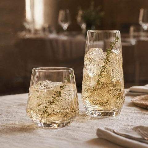 Sunkissed 16-piece Tumbler And Rocks Glass Set, Set of 8 - WF-1626-16P