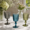 Antico Vintage Embossed Goblets, Set of 6 - WF-1777LG-6P