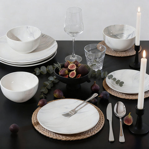 Venato 12 Piece Dinnerware Set, Service for 4 - WF-RO005-12P