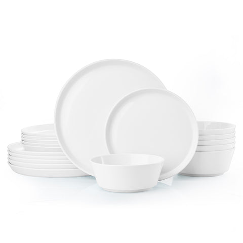 Classic 18 Piece Dinnerware Set, Service for 6