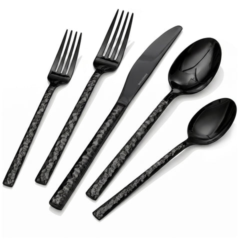 Traccia 60 Piece Flatware Set, Service for 12 - KS6614-BL60