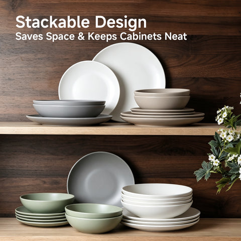Ombra 16 Piece Dinnerware Set, Service for 4