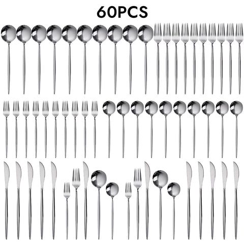 Stilo 60 Piece Flatware Set, Service for 12