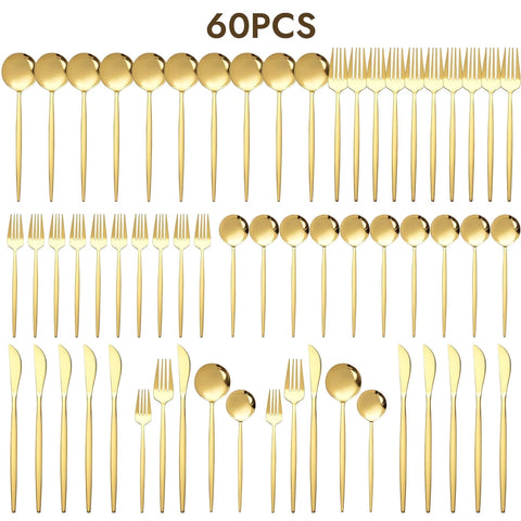 Stilo 60 Piece Flatware Set, Service for 12