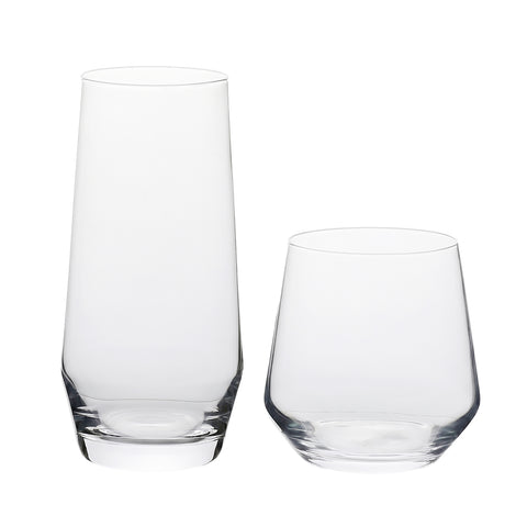 Sunkissed 16-piece Tumbler And Rocks Glass Set, Set of 8 - WF-1626-16P