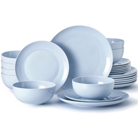 Celestia Quiet Luxury Bone China 24 Piece Dinnerware Set, Service for 8