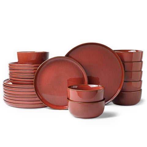 Aquaria 24 Piece Dinnerware Set, Service for 8 - WK11408-RE24