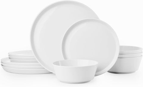 Celestia Classic Bone China 12 Piece Dinnerware Set, Service for 4