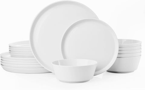 Celestia Classic Bone China 18 Piece Dinnerware Set, Service for 6