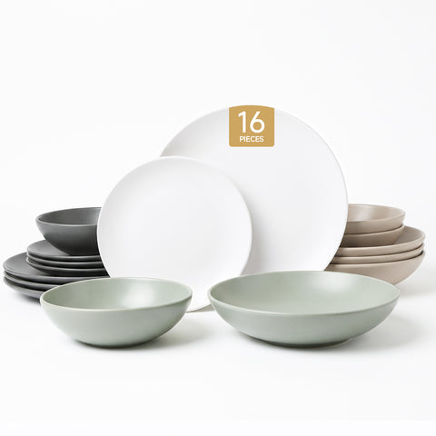 Ombra 16 Piece Dinnerware Set, Service for 4