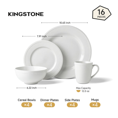 Sogno 32 Piece Dinnerware Set, Service for 8