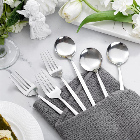 Stilo 60 Piece Flatware Set, Service for 12